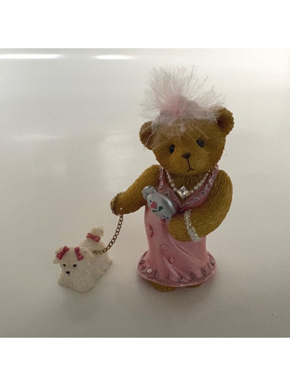 Enesco Cherished Teddies Julia Bearon Gloria Growlette Figurine 2000 In Box